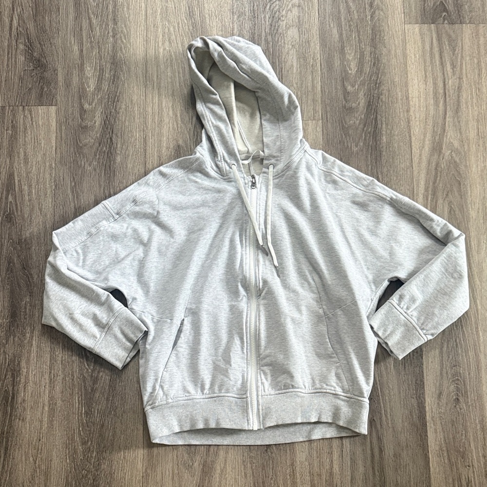 lululemon athletica Gray Full zip Hoodie Athletic Sweater XS/S Casual